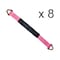 Tie 4 Safe 2" x 72" Axle Straps w/ Sleeve & D Rings, WLL: 3, 333 lbs., PK8 RT41A-72M18-PK-C-8 - alternate 1